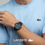 Lacoste Men's Blue Silicone Quartz Watch 42MM