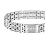 BOSS Men's Owan Silver Link Bracelet