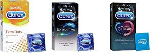 Durex Mutual Climax Extra Dots Condoms 30 Pack