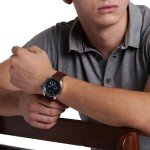 Armani Exchange AX2501 Dark Brown Leather Watch