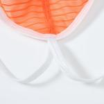 JINSHI Men's 3-Pack Stripe Mesh Thong Set