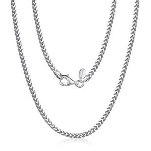 Men's 925 Silver Franco Chain Necklace 28