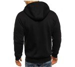 Men's Casual Full-Zip Hooded Sports Hoodie