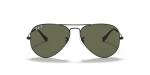 Ray-Ban RB3025 Aviator Polarised Sunglasses in Black