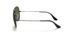 Ray-Ban RB3025 Aviator Polarised Sunglasses in Black