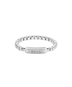 Hugo Boss Men's Silver Stainless Steel Bracelet