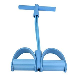 Elastic Sit-Up Resistance Bands with Foot Pedal