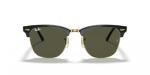 Ray-Ban Clubmaster Sunglasses, Black Gold & G-15