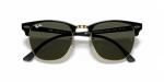 Ray-Ban Clubmaster Sunglasses, Black Gold & G-15