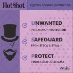 HOT SHOT Super Dotted Extra Time Condoms - 10 Pack