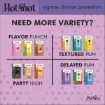 HOT SHOT Super Dotted Extra Time Condoms - 10 Pack