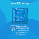 LifeStyles Regular Latex Condoms - 20 Count Pack