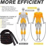 Tivddikun 2.8lb Weighted Jump Rope for Men