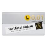 Sagami Original 0.01 L-Size Condoms - 5 Pack