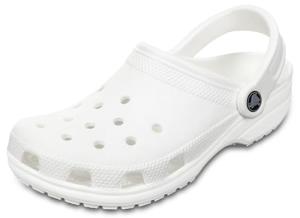 White Crocs Classic Clogs for Men and Women