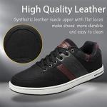 Arrigo Bello Men's Classic Leather Casual Sneakers