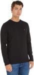 Tommy Hilfiger Men's Logo Long Sleeve Tee - Black
