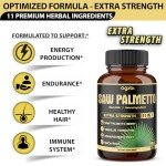 Saw Palmetto & Herbal Blend Capsules - 180 Count