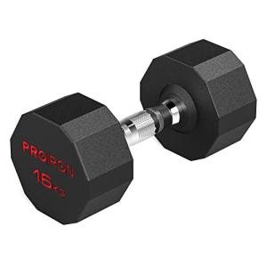 PROIRON 16kg Rubber Dumbbell for Home Gym