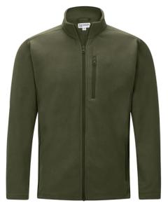 Lightweight Olive Green Fleece Jacket for Men