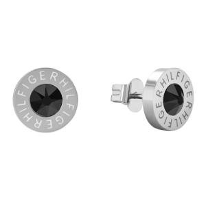 Tommy Hilfiger Men's Stainless Steel Crystal Earrings