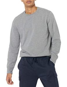 Men's Lightweight French Terry Crewneck Sweatshirt - Charcoal