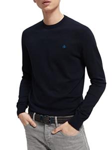 Scotch & Soda Men's Classic Crewneck Pullover, Night