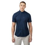 Ben Sherman Men's Dark Navy Short Sleeve Shirt