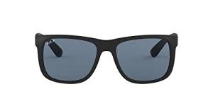 Ray-Ban Justin Polarised Sunglasses - Rubber Black/Blue