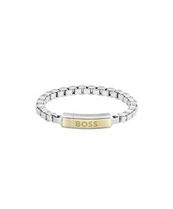 Hugo Boss Men's Two-Tone Steel Chain Bracelet