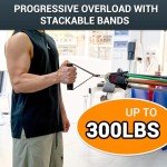 TheFitLife Stackable Exercise Resistance Bands Set