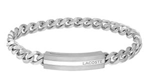 Lacoste Men's Silver Adventurer Chain Bracelet 190mm
