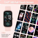 Anyloop 1.47" Smart Fitness Tracker for Men & Women