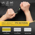 Cambivo TPE Yoga Mat for Everyone - 8mm Thickness