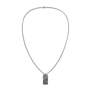 Calvin Klein Men's Grey Steel Pendant Necklace