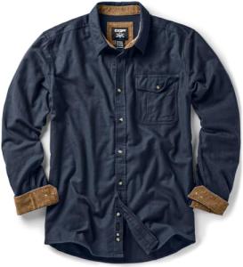 CQR Men's Soft Cotton Flannel Plaid Shirt