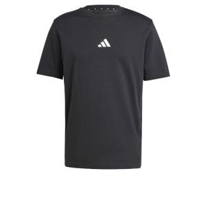 adidas Essential Logo Men's Jersey Tee - Black/White