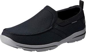 Skechers Men's Harper Walton Black Sneakers, Size 9