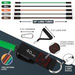 TheFitLife Stackable Exercise Resistance Bands Set