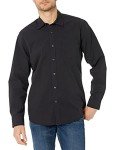 Men’s Regular-Fit Long-Sleeve Casual Poplin Shirt