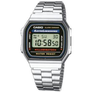 Casio Black Digital Watch with Silver Band