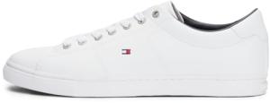 Tommy Hilfiger Men's White Leather Sneakers, Size 9