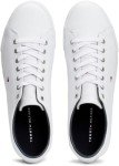 Tommy Hilfiger Men's White Leather Sneakers, Size 9