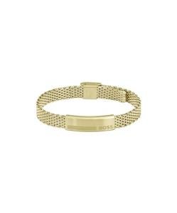 BOSS Men's Gold Ion-Plated Link Bracelet