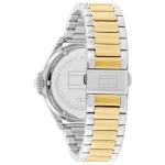 Tommy Hilfiger Men's Black Two-Tone Steel Watch