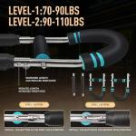 Portable Shoulder and Arm Exercise Strength Bar