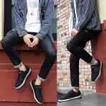 Arrigo Bello Men's Leather Casual Sneakers