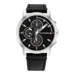 Tommy Hilfiger Men's Jameson Black Leather Watch