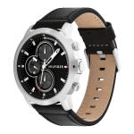 Tommy Hilfiger Men's Jameson Black Leather Watch