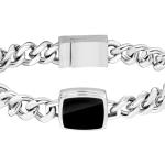 BOSS Men's Silver Odell Pendant Bracelet